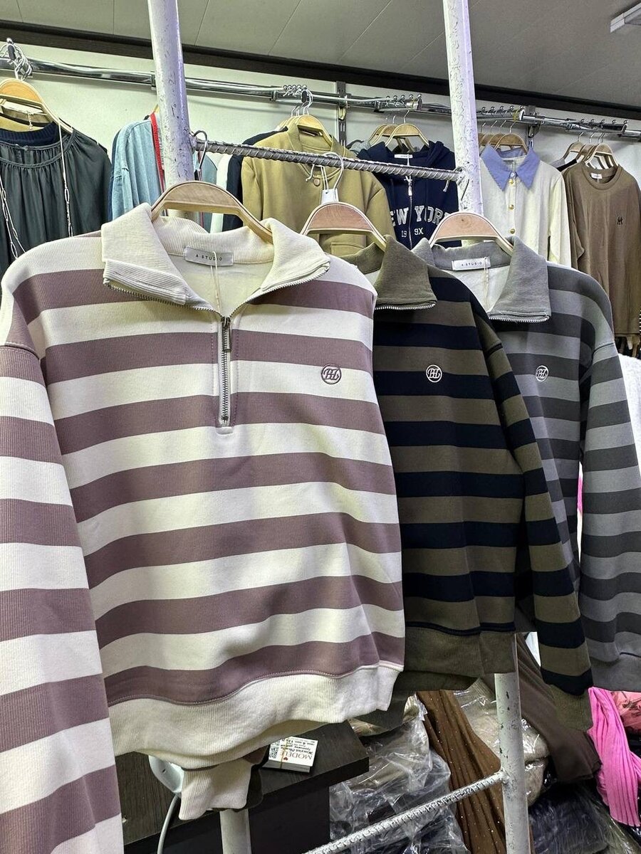 Полузамки в полоску