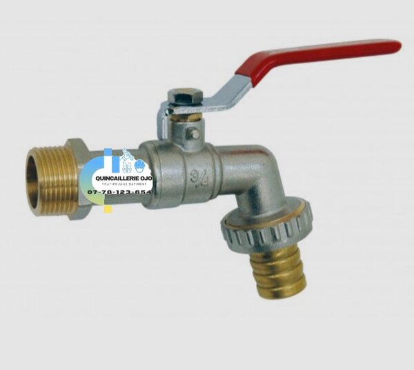 Robinet à boisseau 1/2 ou 3/4