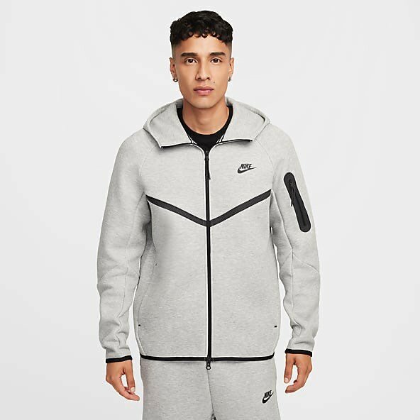survêtement Nike tech gris