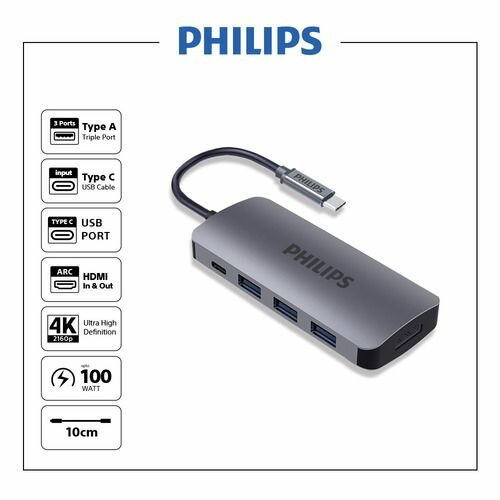 Hub USB-C Philips 4K HDMI