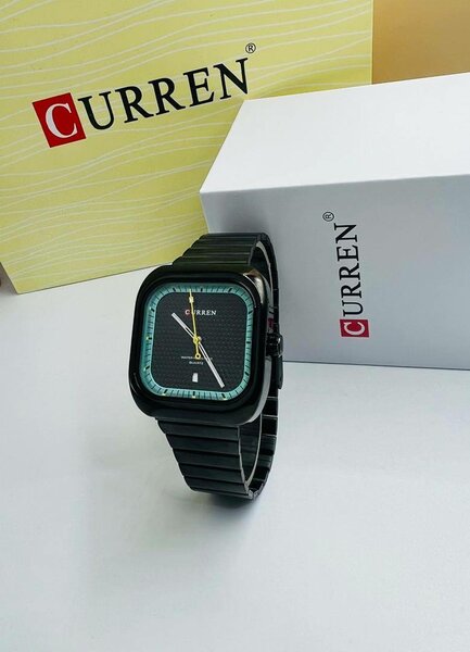 Montre Carrée Noire Curren