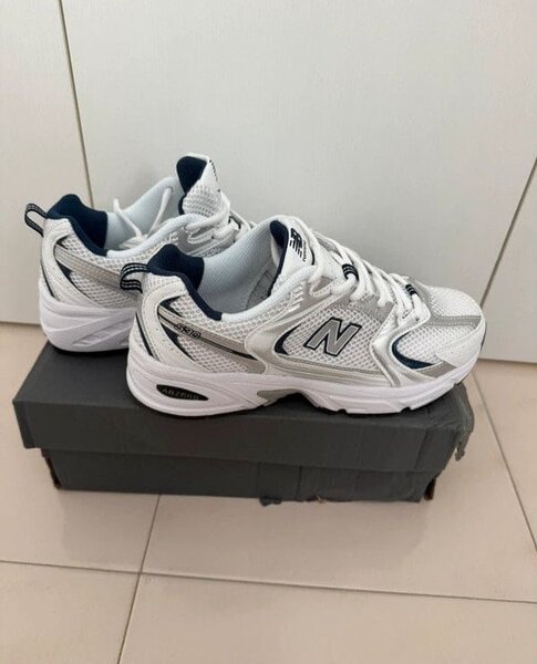New Balance 574 blanc gris baskets homme