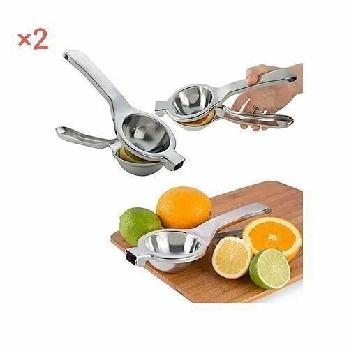 Lot De 2 Presses Citron,Orange De Cuisine En Acier Inoxydable