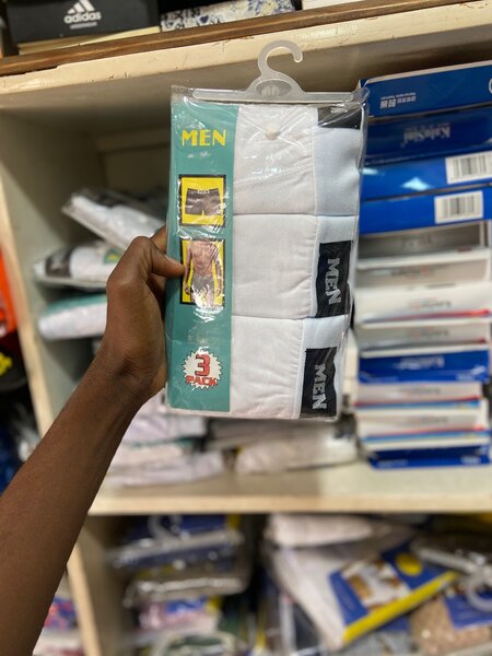 Boxers blancs pour hommes 3 pièces