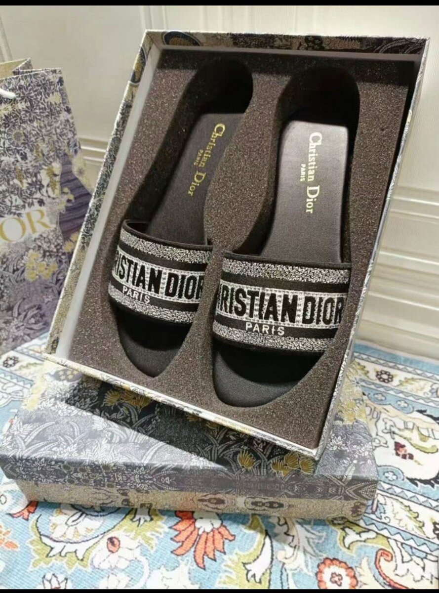 Christian Dior slippers