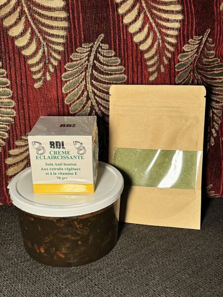 Acne treatment set  (magic black soap)