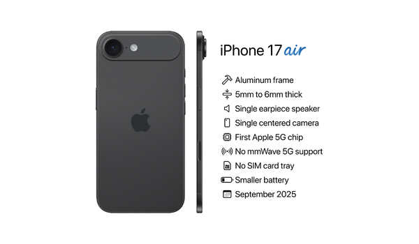 iPhone 17 Air - esim 512gb