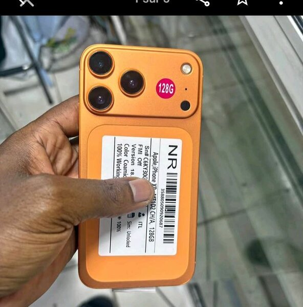 Smartphone 128 Go Orange