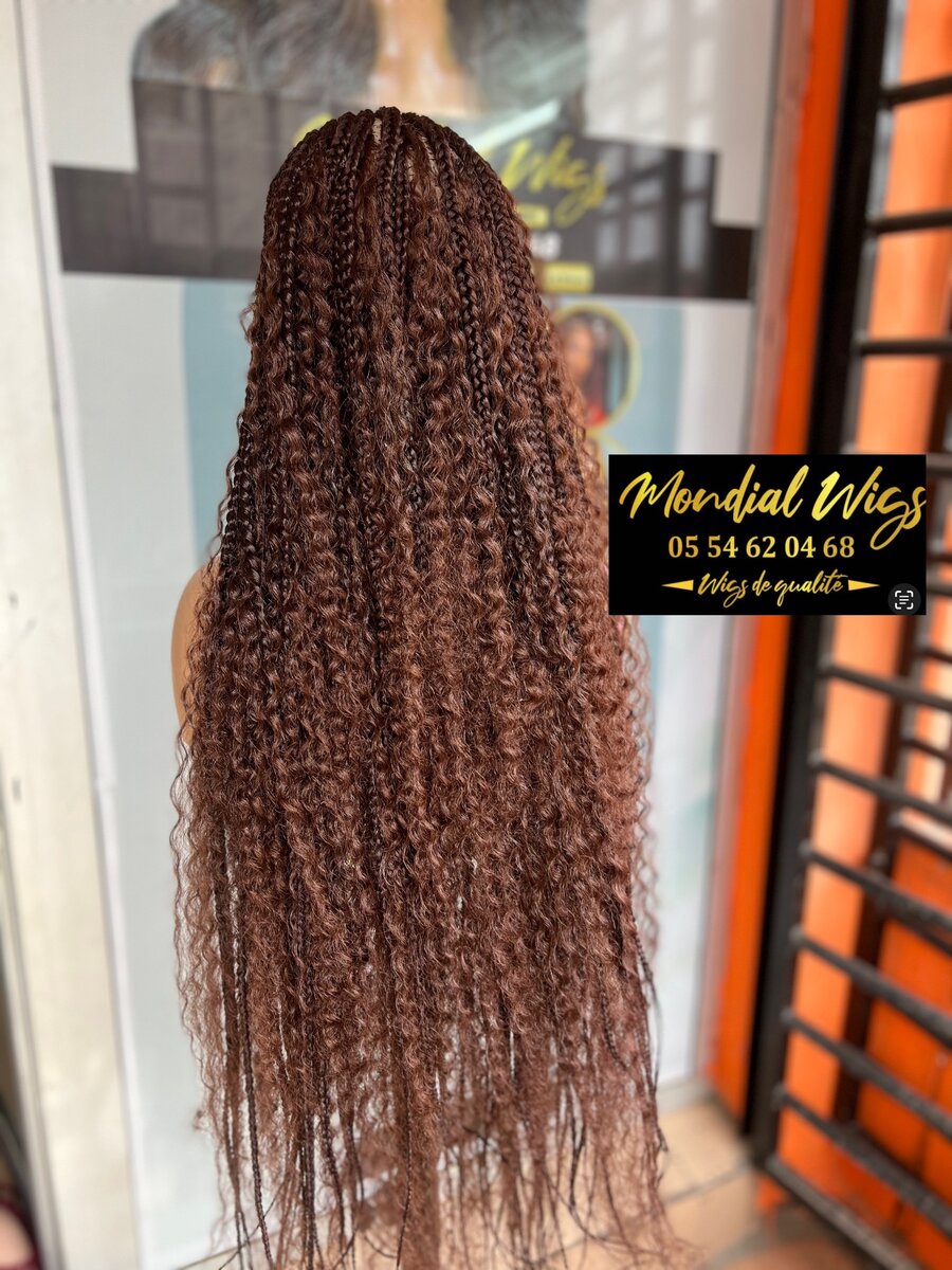 Perruque tresse couleur 33