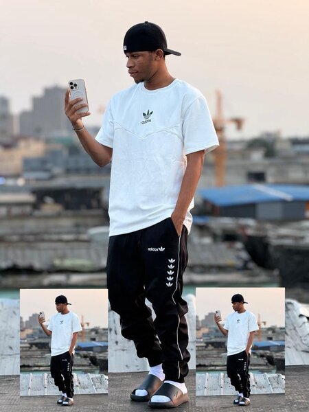 T-shirt Adidas homme blanc