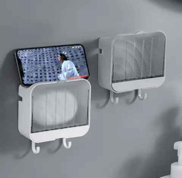 Porte-savon mural avec crochet