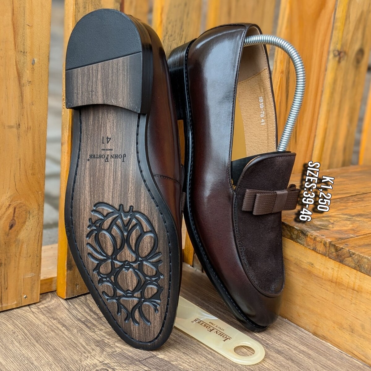 JOHN FOSTER jivin bow loafers