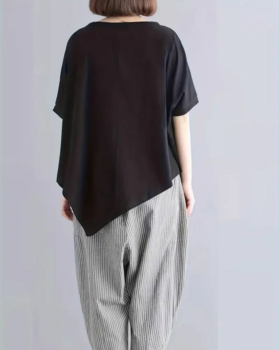 Свободная футболка+ аксессуар