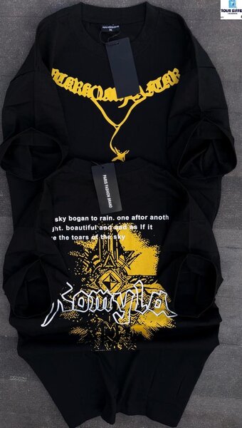 T-shirt imprimé graphique noir