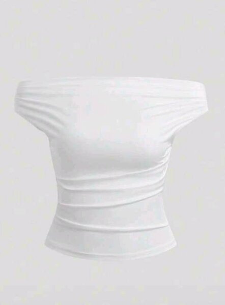 Top Bardot Blanc Chic