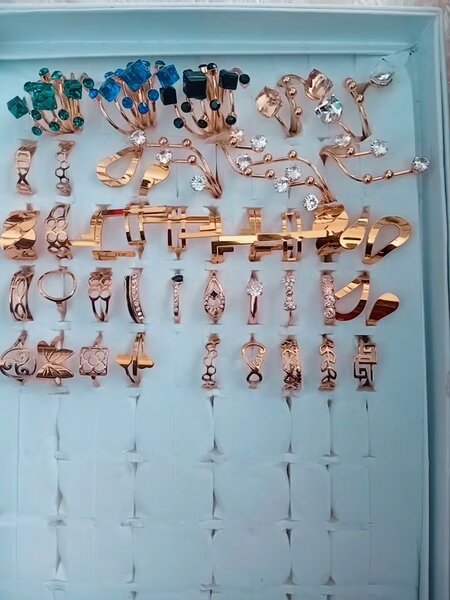 Set de bijoux élégants fleurs