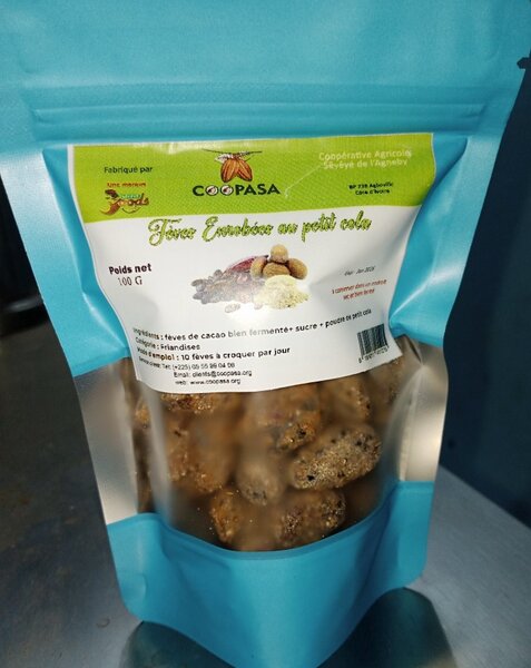 Fèves enrobées au cucurma