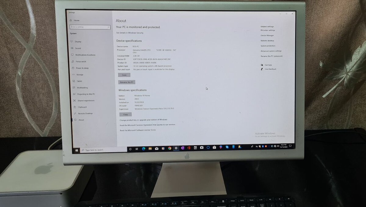 Apple mini mac desktop