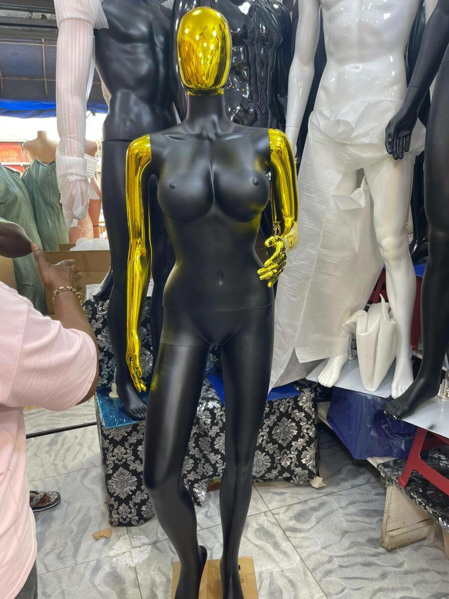 Female Gold Mannequin available