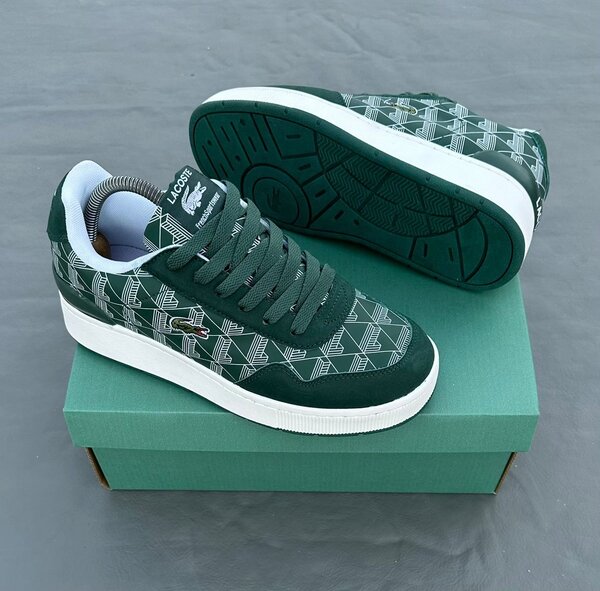 Lacoste Baskets Vertes pour Homme
