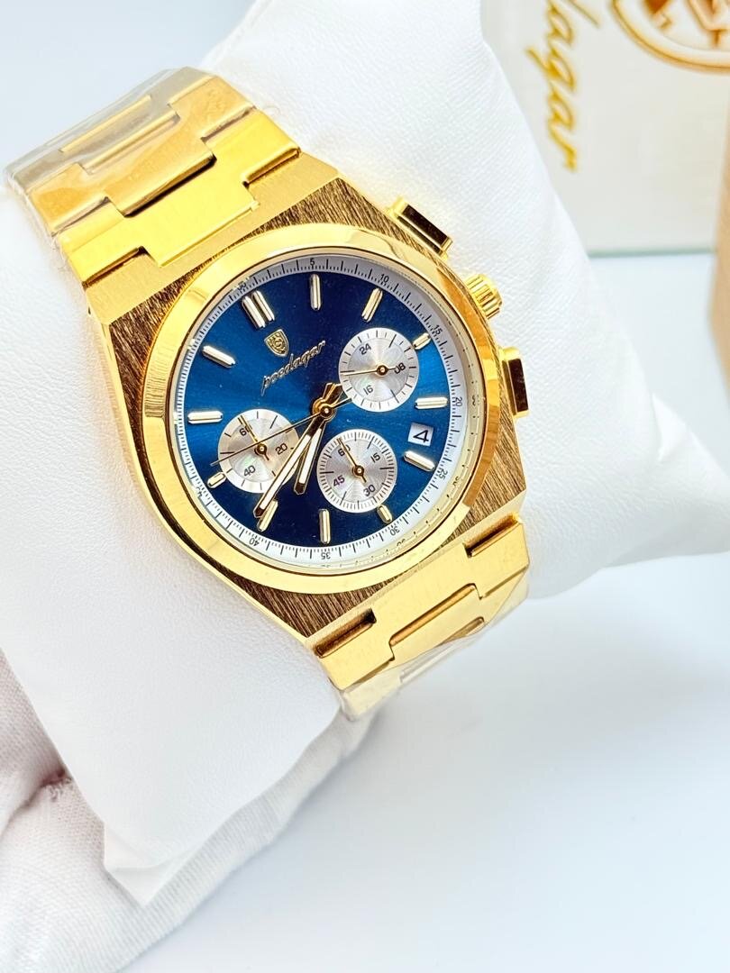 Montre Homme Luxe Dorée