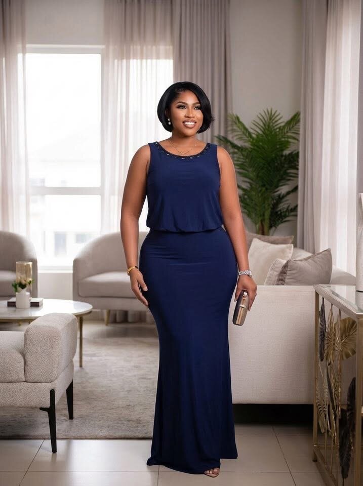 Robe élégante soirée féminine