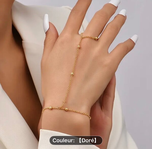 Bracelet doré élégant