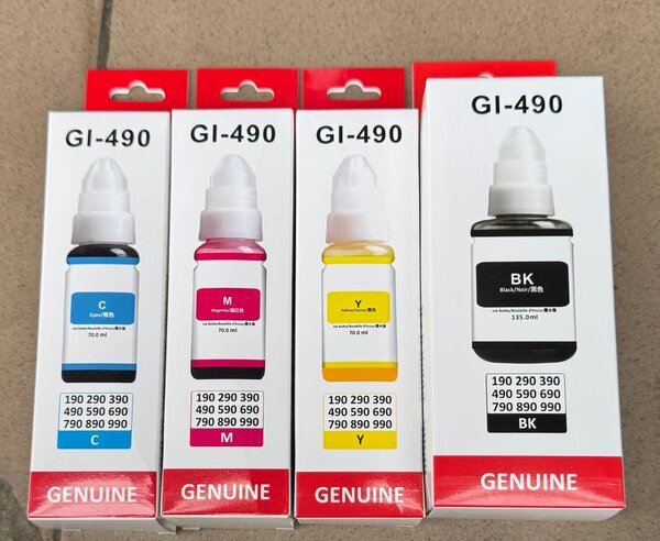 Encre Canon GI-490 Set