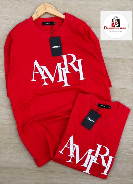 T-shirt rouge Amiri