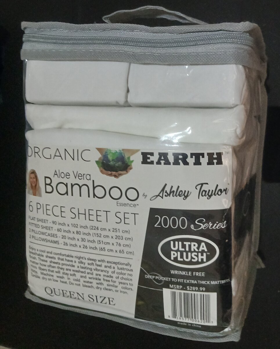 6pc Queensize Bamboo bedsheets