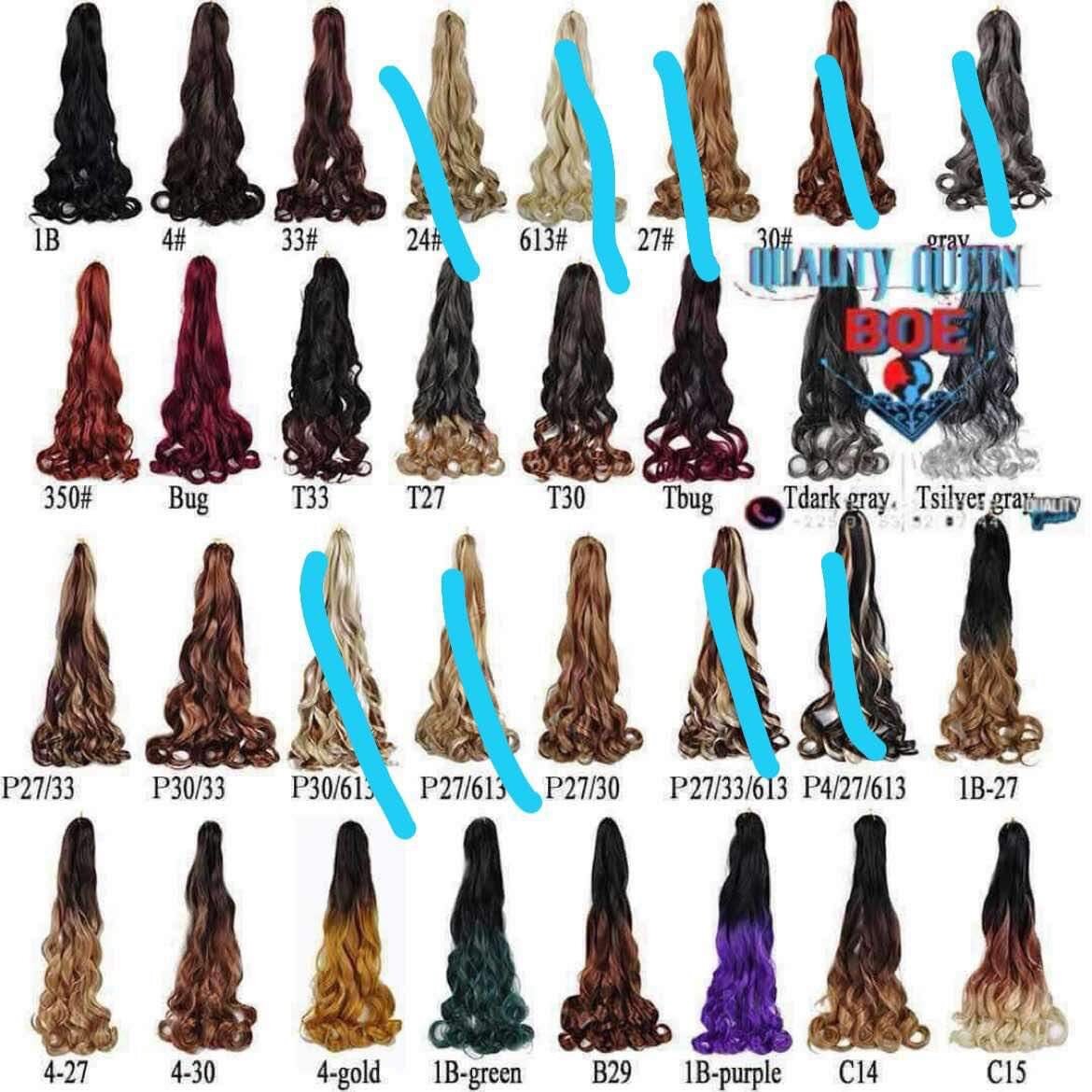 MÈCHE DE TRESSES BOUCLÉS