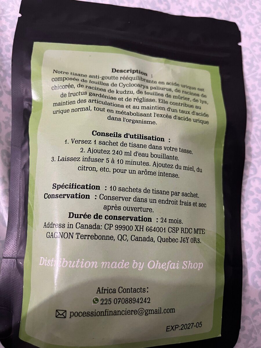 Thé Articulaire - Soulage les Douleurs - Ohefai