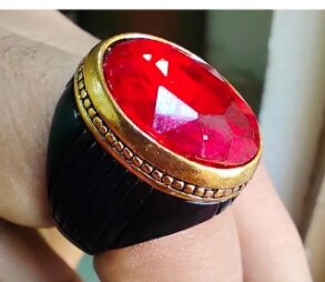 Best Qualtiy Matt Black Turkish Ring for Men and boy