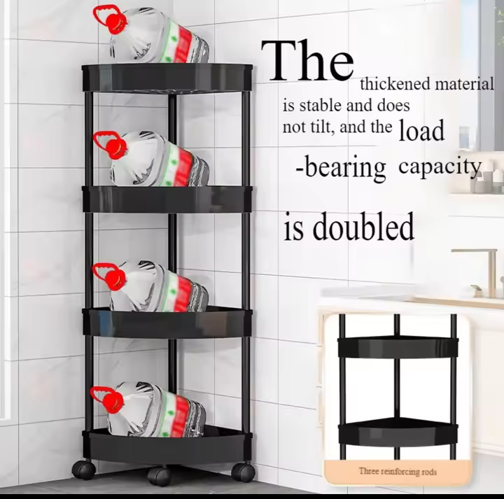 Étagère roulante à plusieurs niveaux