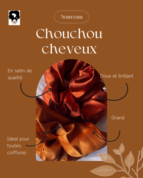 Chouchou cheveux en satin
