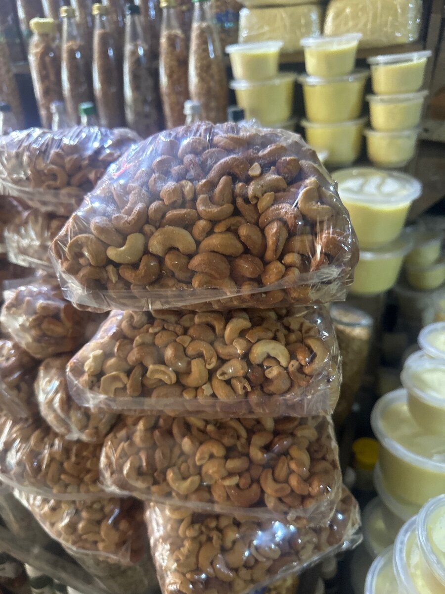 Noix de cajou grillées savoureuses