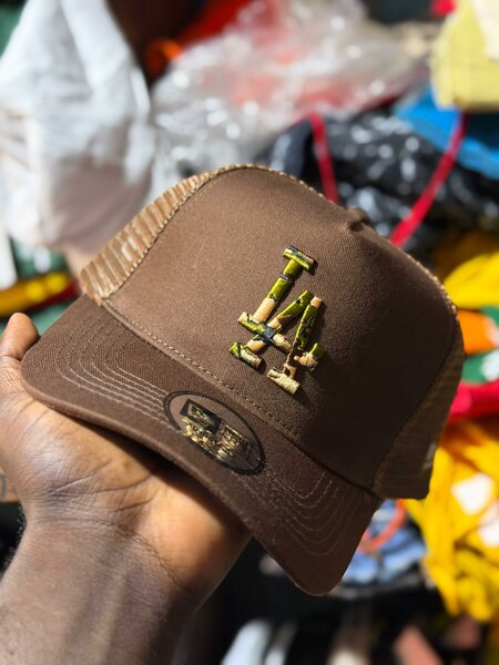 Casquette Trucker Marron LA