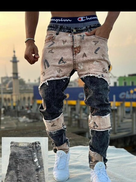 Jeans déchirés homme