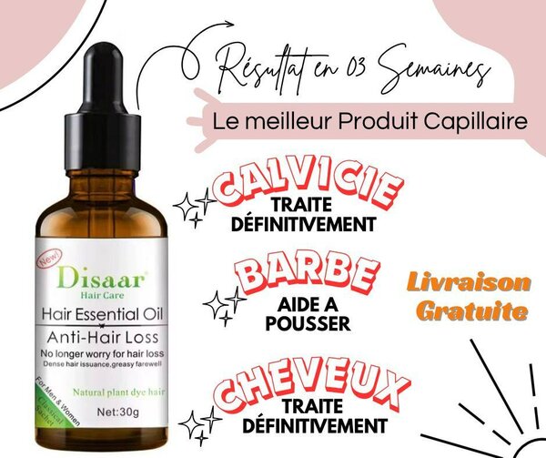 Huile Capillaire Anti-Chute