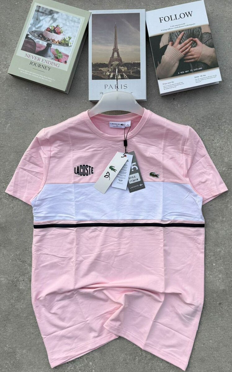 T-shirt Lacoste Homme en Coton