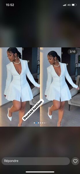 Robe blazer élégante femme