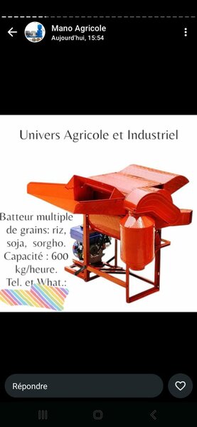 Batteur Multiple de Grains 600kg/h