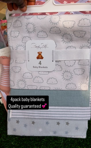 blankets cotton 4 pack