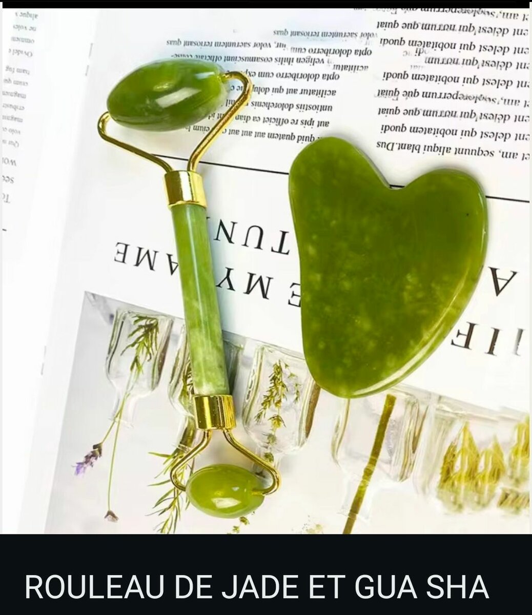 Dove et rouleau de jade