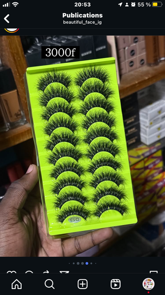 Cils Faux Volumineux Glamour