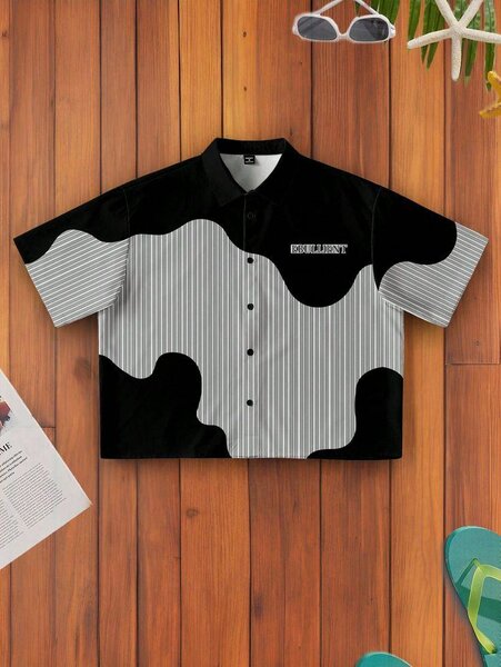 Chemise homme été noir et blanc