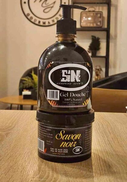 Le duoSavon noir Naturel 500ml