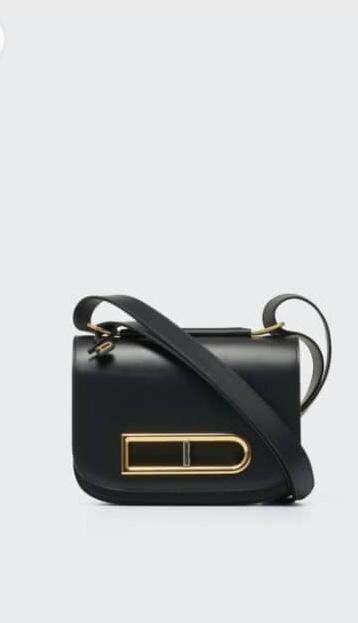 Sac bandoulière élégant noir