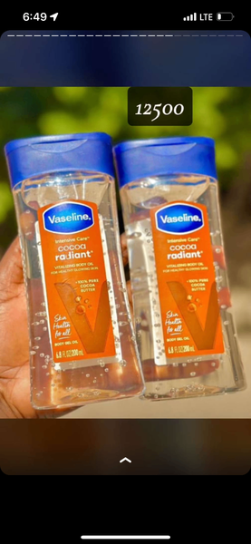 Vaseline body oils