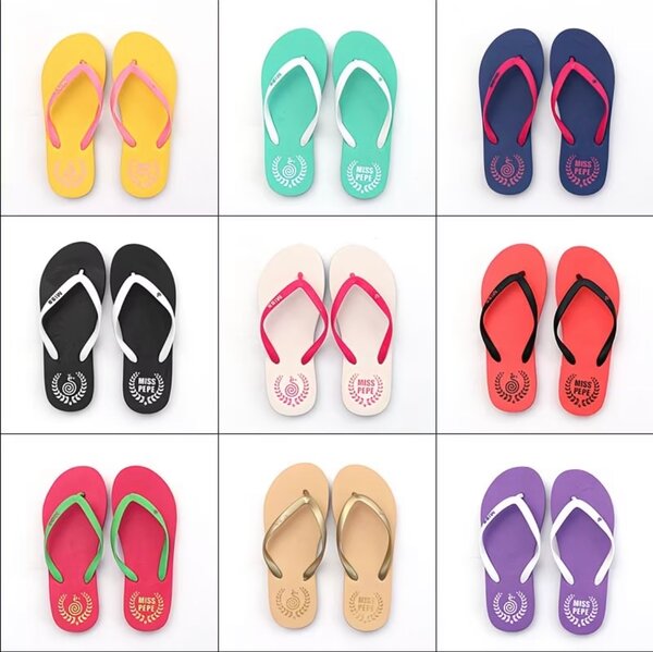 Tongs Colorés Été Unisexe